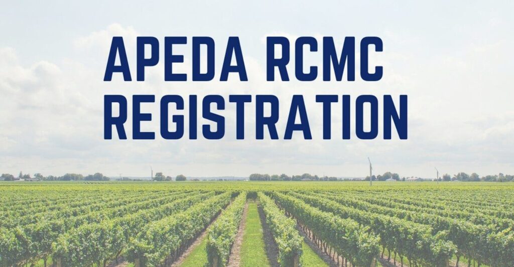 APEDA-RCMC Registration Online