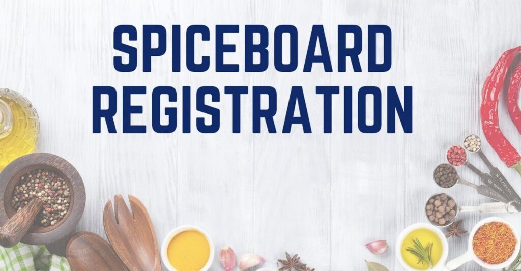 Spice Board Registration Online